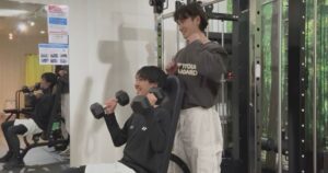 お客様とのトレーニング風景