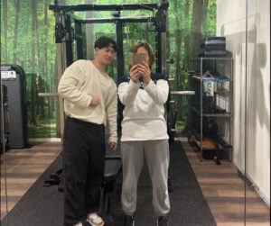 お客様との2ショット