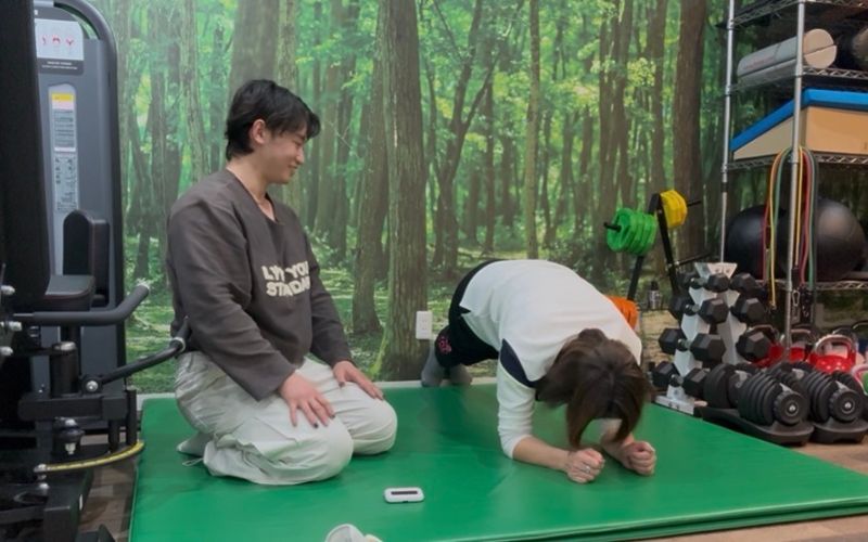 体験トレーニングの様子