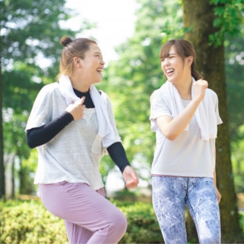 体力がついて運動できるようになったイメージ